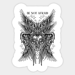 Biblical Angel Seraphic Majesty - Be Not Afraid Sticker